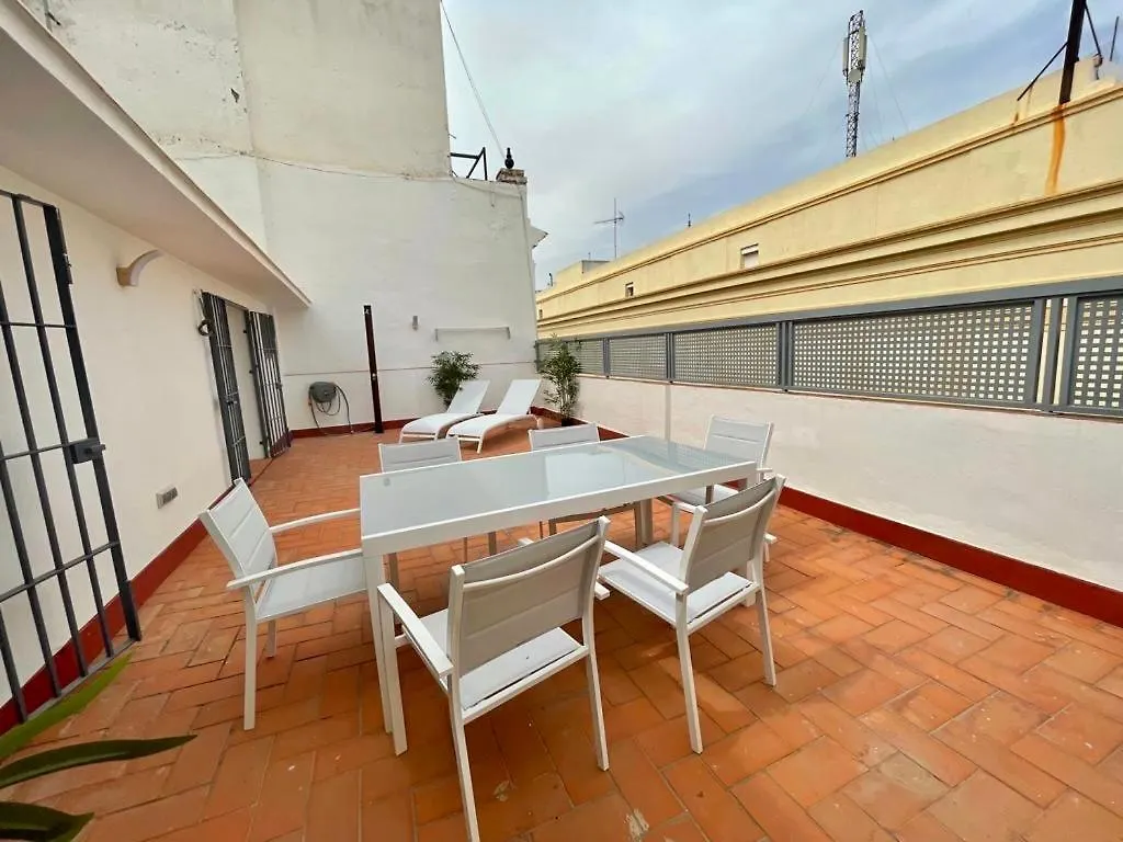 Appartamento Ti2 Duplex Con Terraza Privada, 120 Metros De La Catedral Siviglia